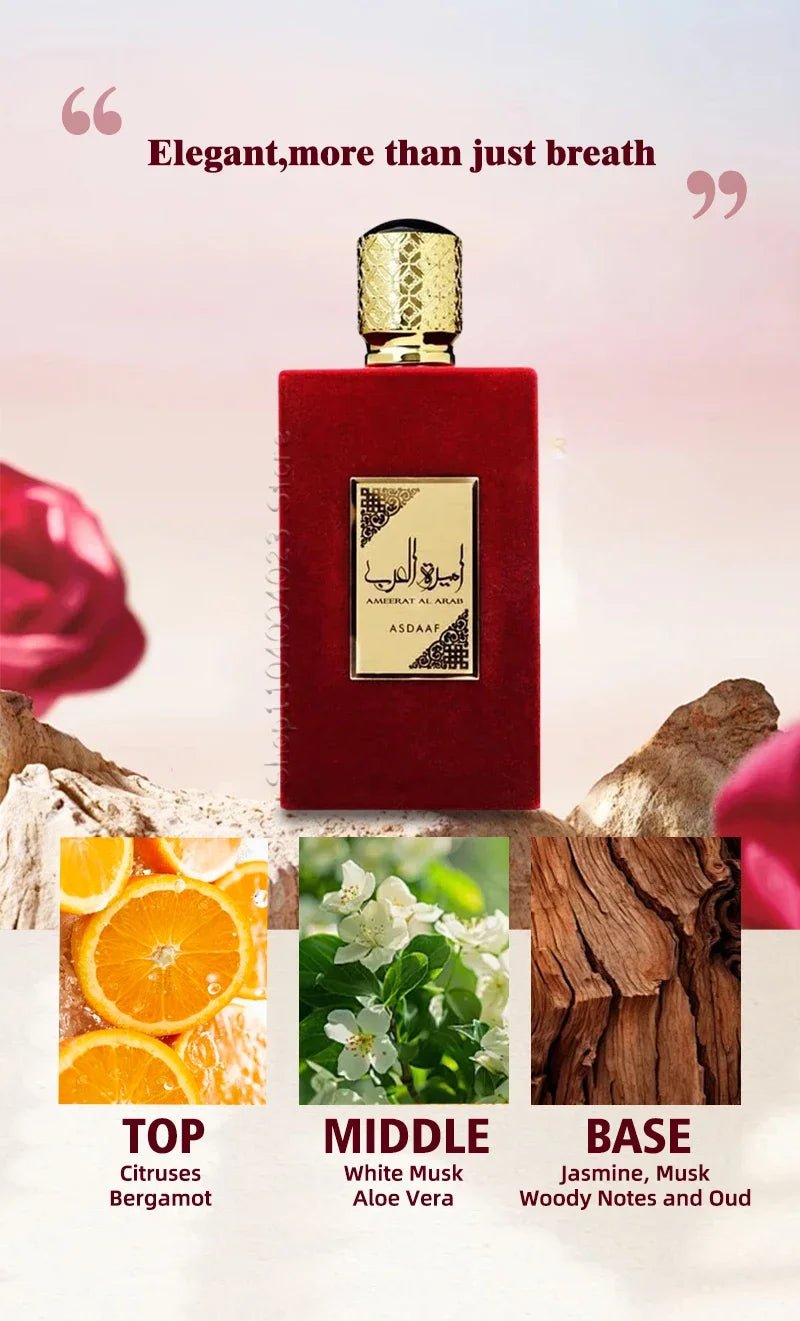 100ml Lattafa Asdaaf Ameerat Al Arab EDP for Women | Premium Arabian Perfume | Longlasting & Alluring Scent Date perfume - Xlam