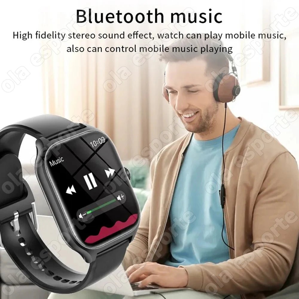 2025 New Smart Watch MAX 1.75 - inch HD Display Bluetooth Calls Message Alert Health Monitoring Sports Mode Smartwatch Men Women - Xlam