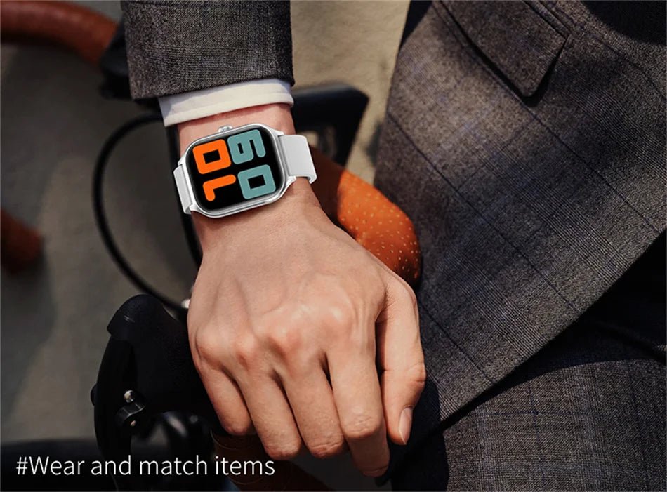 2025 New Smart Watch MAX 1.75 - inch HD Display Bluetooth Calls Message Alert Health Monitoring Sports Mode Smartwatch Men Women - Xlam