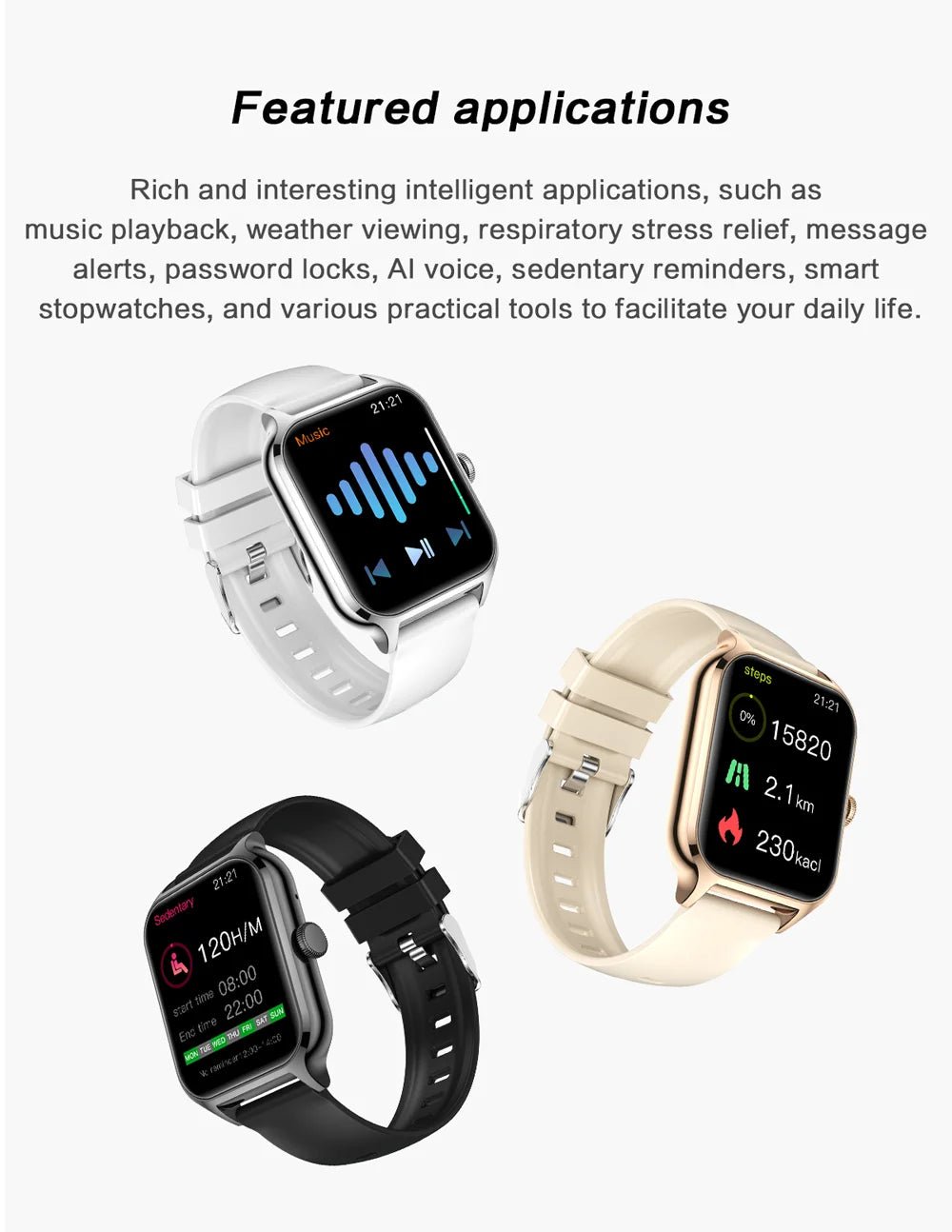 2025 New Smart Watch MAX 1.75 - inch HD Display Bluetooth Calls Message Alert Health Monitoring Sports Mode Smartwatch Men Women - Xlam