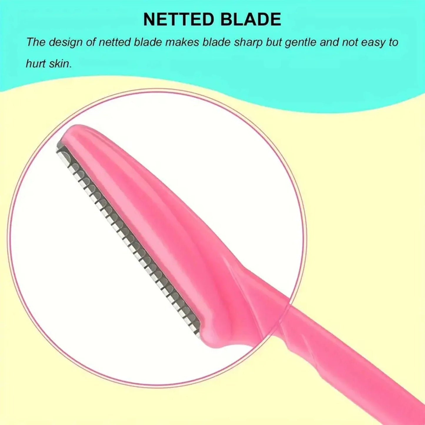 40Pcs Makeup Beauty Tools Safe Eyebrow Trimmer Eye Brow Razor Shaver Blades Face Body Hair Removal,Woman Eyebrows Shaping Knife - Xlam