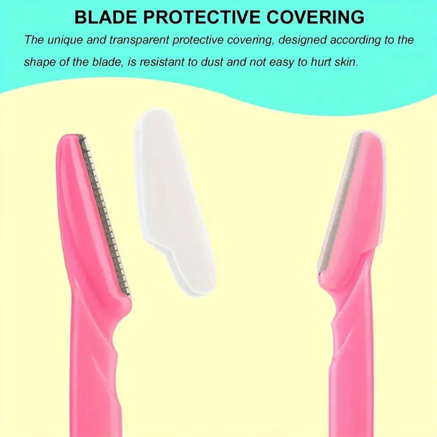 40Pcs Makeup Beauty Tools Safe Eyebrow Trimmer Eye Brow Razor Shaver Blades Face Body Hair Removal,Woman Eyebrows Shaping Knife - Xlam