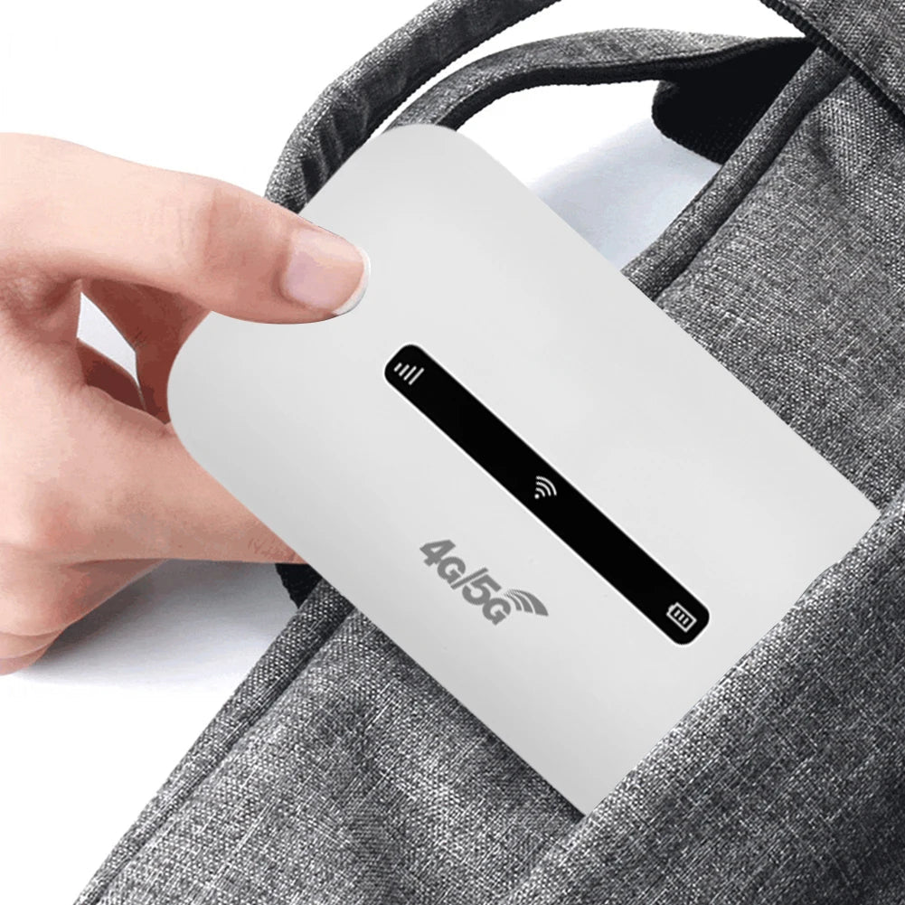 4G LTE Portable WiFi Hotspot Support 8 To 10 Users 150Mbps Wireless Internet Router with SIM Card Slot Pocket Mobile Hotspot - Xlam