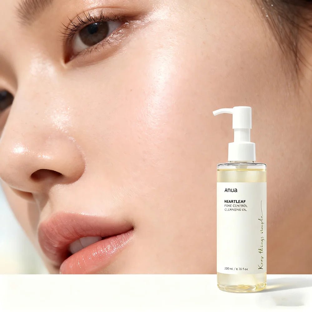 Anua Heartleaf Pore Control Cleansing Oil, Cleansing Oil for Oily Skin, Deep Cleansing Makeup Remover, Korean Skincare - Xlam