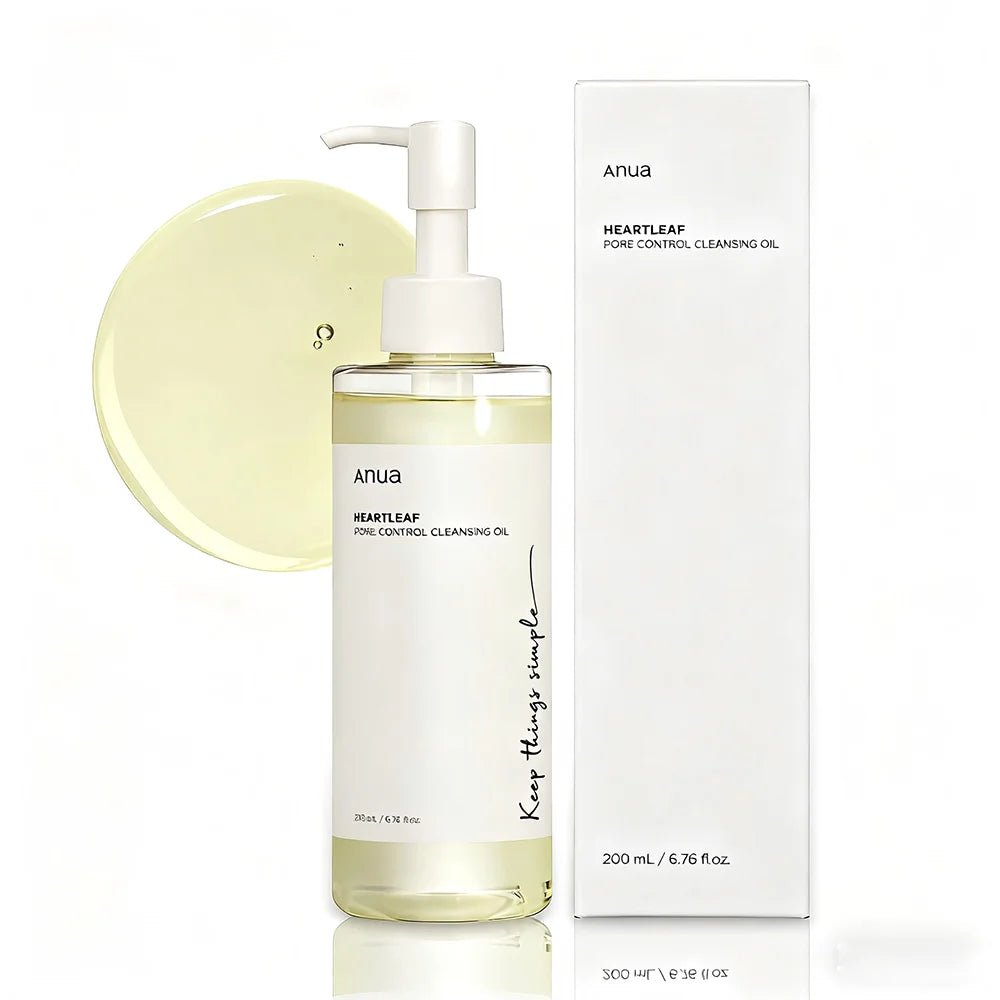 Anua Heartleaf Pore Control Cleansing Oil, Cleansing Oil for Oily Skin, Deep Cleansing Makeup Remover, Korean Skincare - Xlam