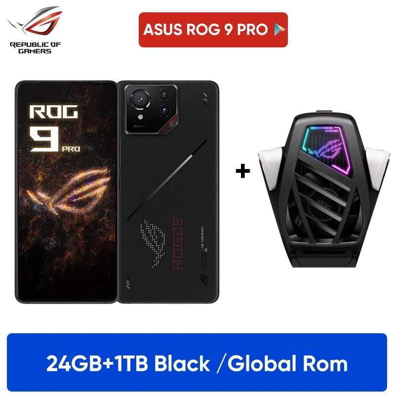 ASUS ROG Phone 9 Pro Snapdragon 8 Elite 6.78'' 185Hz E - Sports Display 50MP Camera 5800mAh Battery 512GB/1TB Global Rom - Xlam