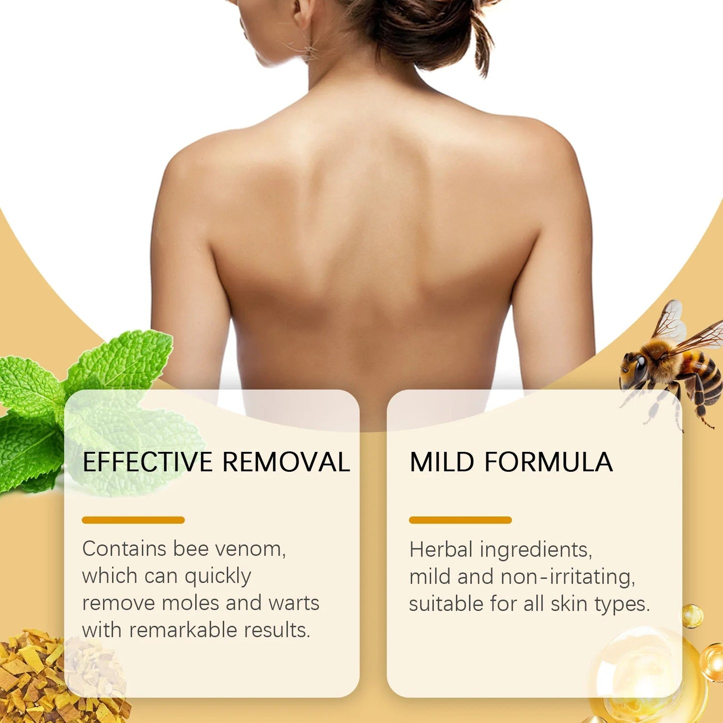 발톱무Bee Venom Skin Gentle Skin Cleansing Skin Care Cream Reduce Itchiness Strengthen Barrier Moisturizing Knee Body Massage Cream - Xlam