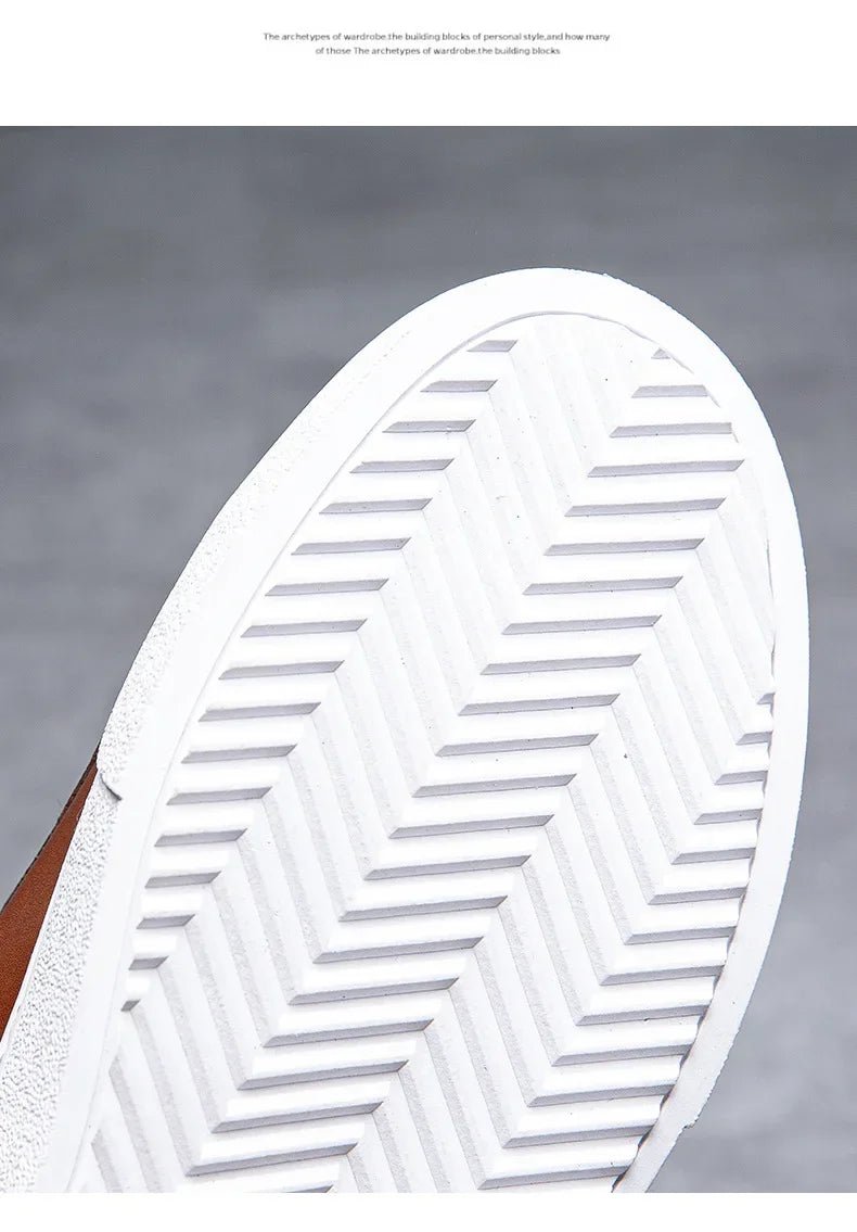 British Style Polishing Casual Soft Sole Small White Shoes for Men Extra Large Men's Shoes 2024 Spring New Trendy Board Shoes - Xlam
