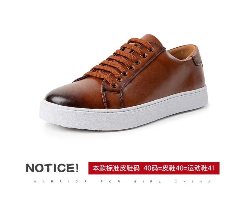 British Style Polishing Casual Soft Sole Small White Shoes for Men Extra Large Men's Shoes 2024 Spring New Trendy Board Shoes - Xlam