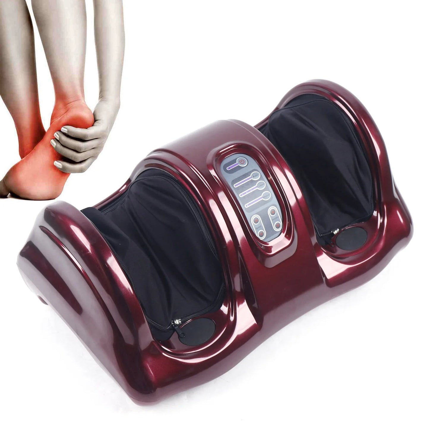 Electric foot and body massager Booker combination shiatsu Diamond vibrator reflexology fast delivery - Xlam