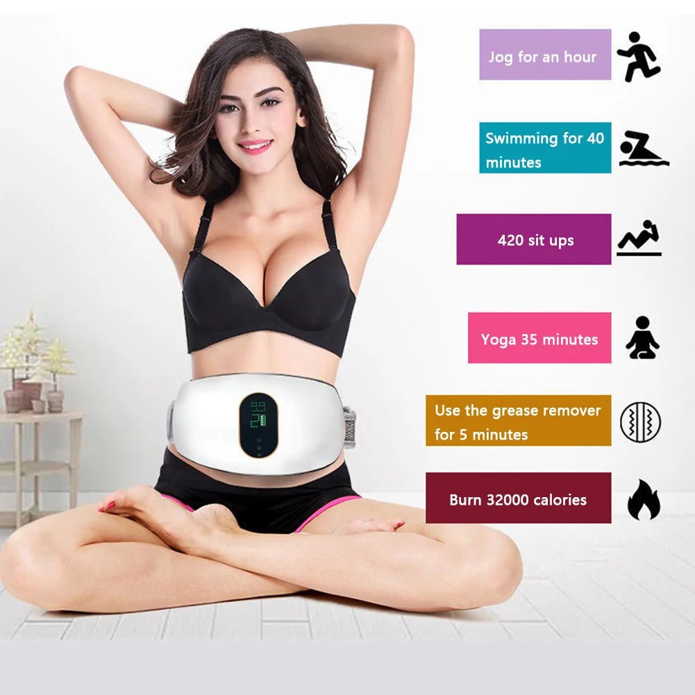 Electric Slimming Machine Weight Loss Lazy Artifact Big Belly Body Thin Belt - Xlam