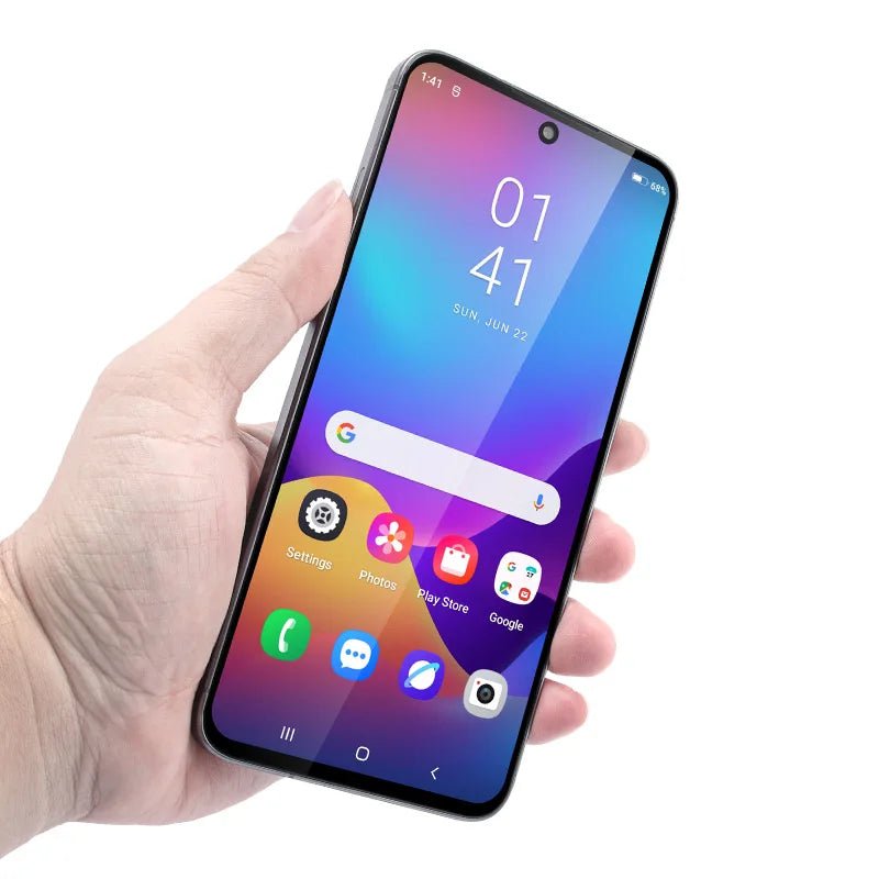 Global Version W&O A56 4G Smartphone Android 14 Dual SIM 6.7 Inch HD+ 8GB+128GB Mobile phone 5200mAh 26MP Camera Cellphone - Xlam