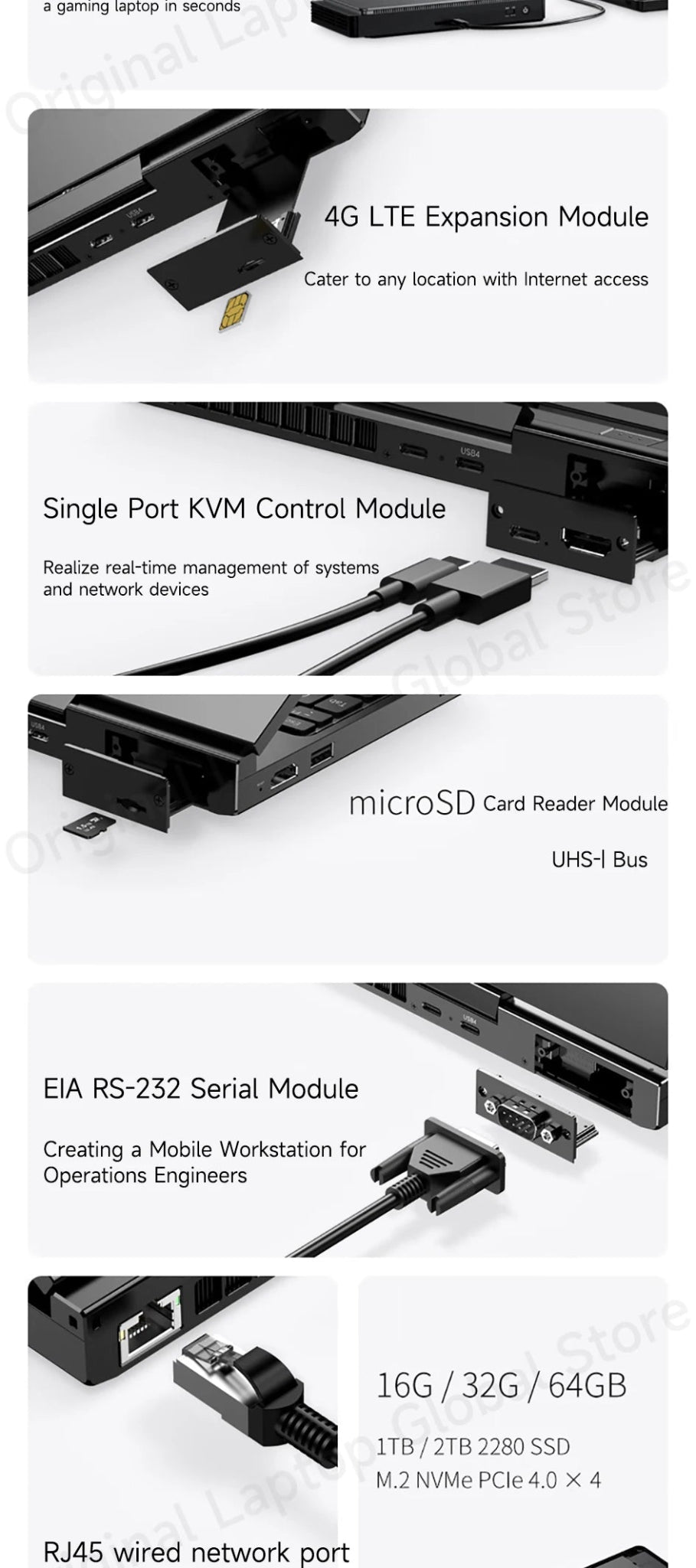 GPD Pocket 4 2025 AMD AI 9 HX 370 32GB/64GB RAM 2TB/4TB SSD 8.8 - inch 2.5K resolution 144 Hz refresh rate mini laptop - Xlam