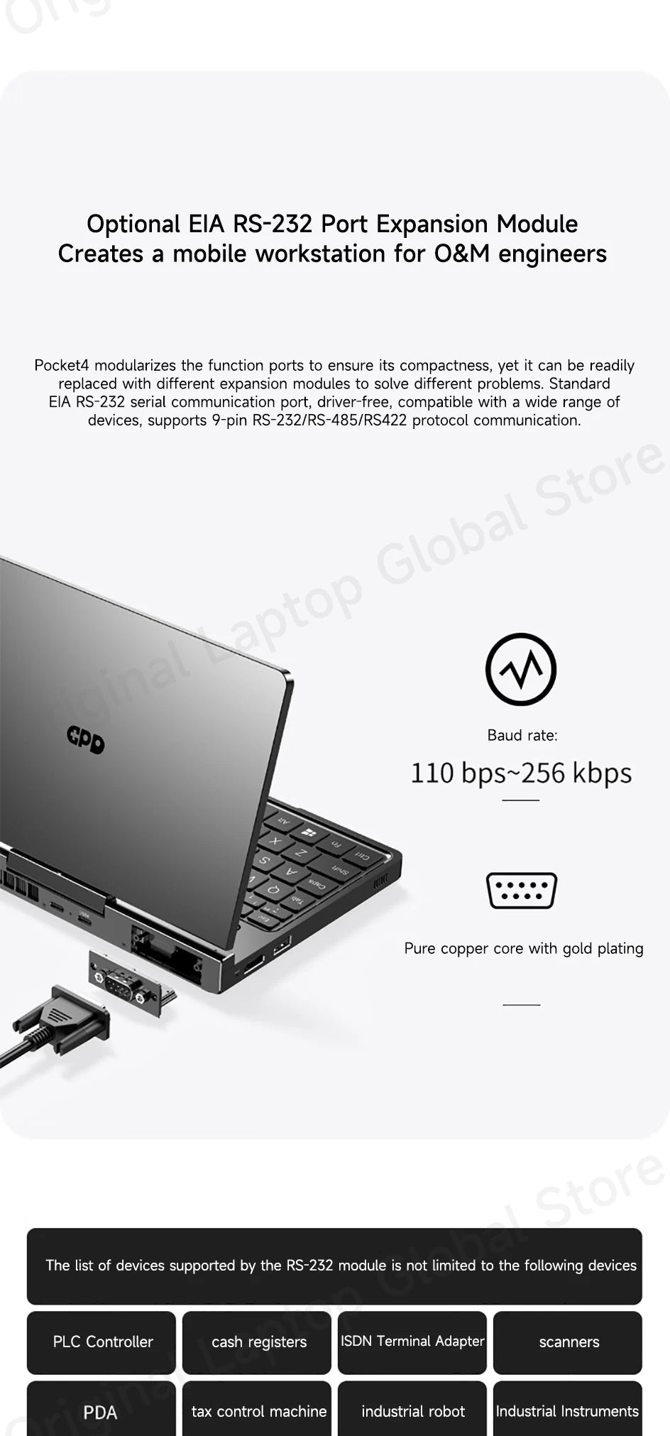 GPD Pocket 4 2025 AMD AI 9 HX 370 32GB/64GB RAM 2TB/4TB SSD 8.8 - inch 2.5K resolution 144 Hz refresh rate mini laptop - Xlam
