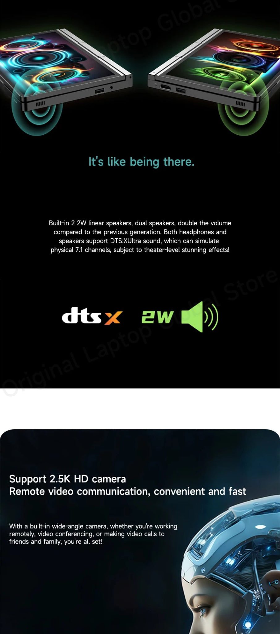 GPD Pocket 4 2025 AMD AI 9 HX 370 32GB/64GB RAM 2TB/4TB SSD 8.8 - inch 2.5K resolution 144 Hz refresh rate mini laptop - Xlam