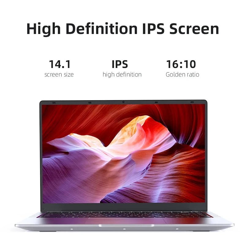 Laptop Computer Windows 11 Pro Intel Atom A3950 2025 Notebook PC 12GB RAM 512GB 1TB 2TB SSD 1920*1080P Office Study Computer - Xlam