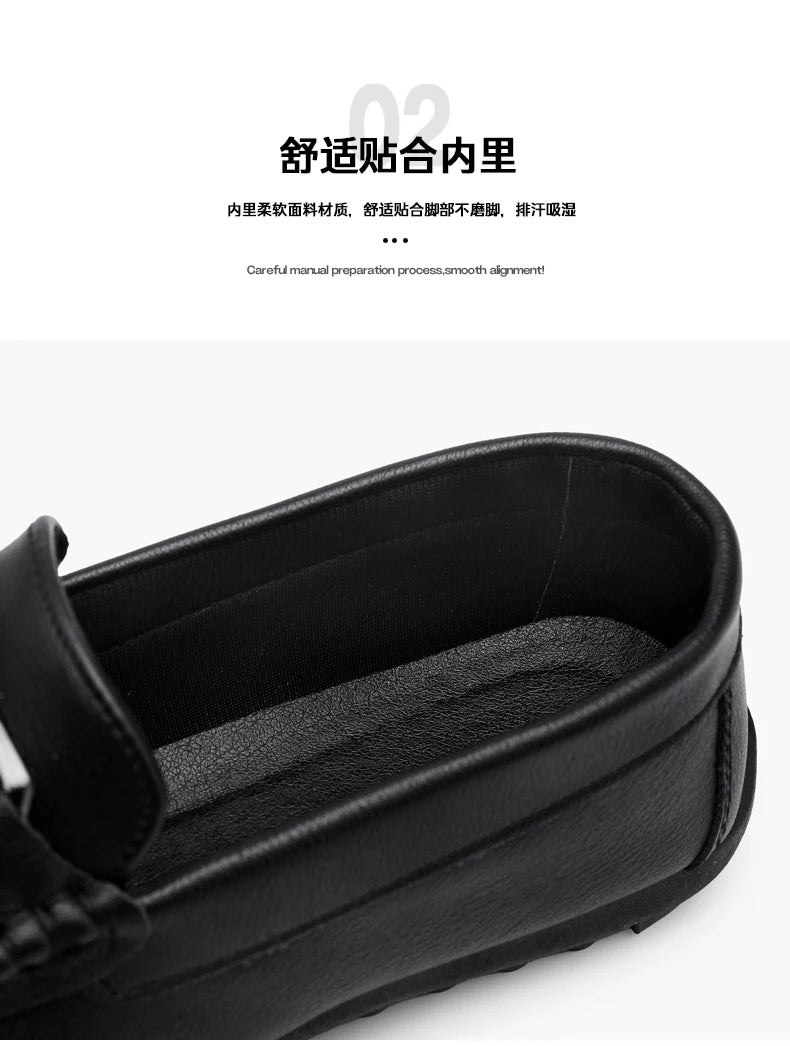 Luxury Brand Comfortable Men Moccasins Soft Male Driving Shoes Fashion Leather Men Casual Shoes Slip on Italian Formal Loafers - Xlam