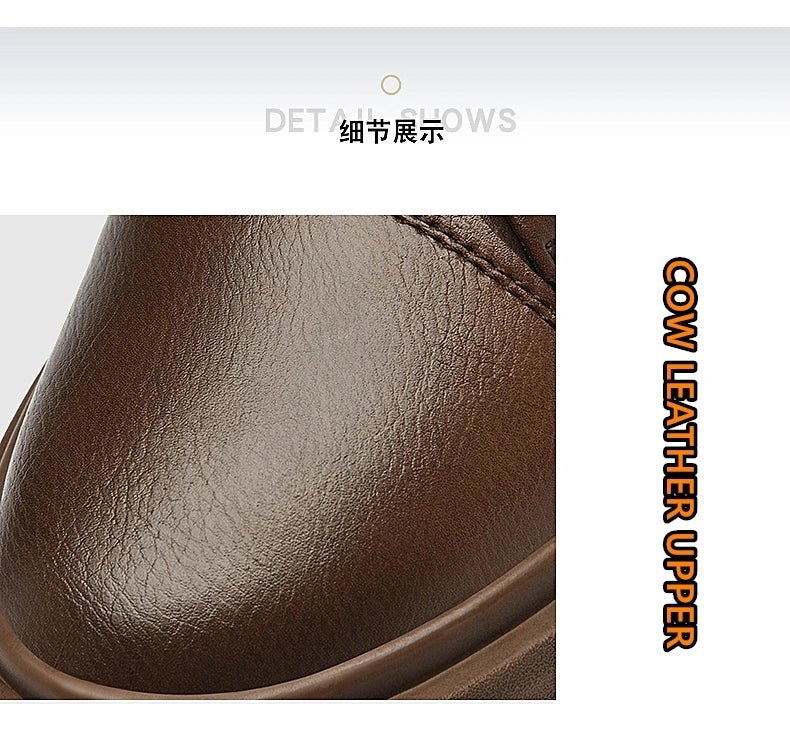 Men Genuine Leather Heightening Shoes Comfort Lace Up Casual Elevator Shoes Commerce Breathable Height Increase Insole 8CM Sport - Xlam
