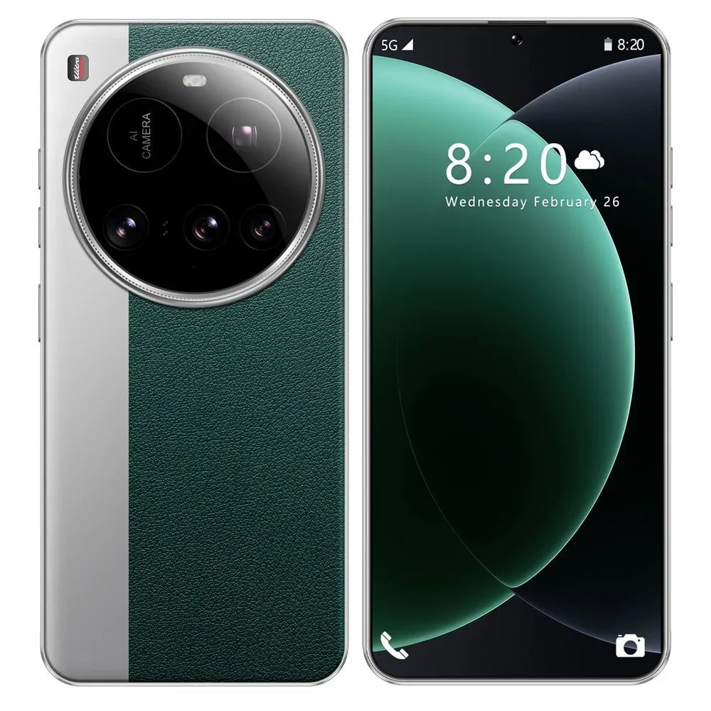 New M15 Ultra Original Cellphones 7.3inch Smartphone 4G 5G Dual SIM Mobile Phones Android 14 Global Version 8000mAh Cell Phone - Xlam