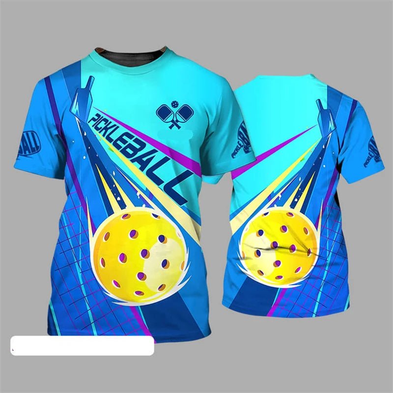 Pickleball Team Sports T-shirt For Men And Women O Neck Short Sleeve T Shirts Cool Fashion Pattern Design Trend Outdoor Tee Top - Xlam