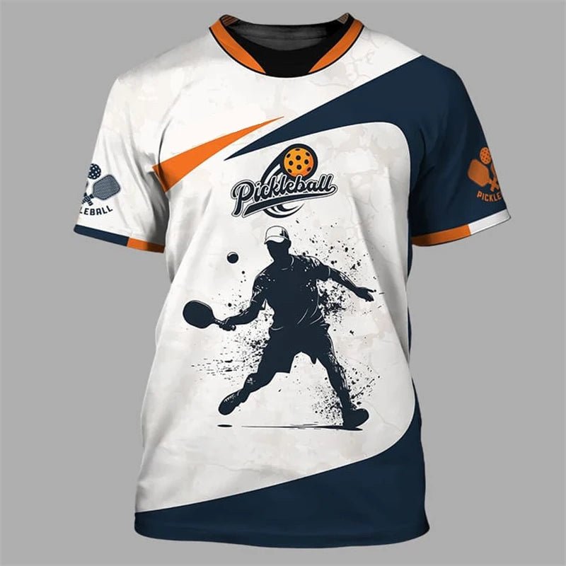 Pickleball Team Sports T-shirt For Men And Women O Neck Short Sleeve T Shirts Cool Fashion Pattern Design Trend Outdoor Tee Top - Xlam