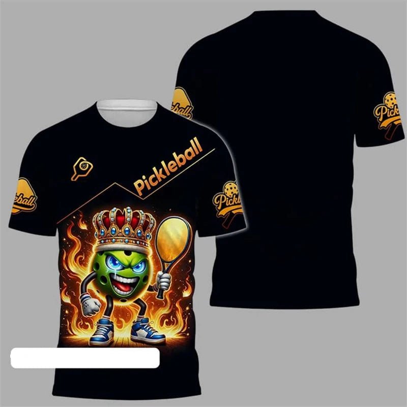 Pickleball Team Sports T-shirt For Men And Women O Neck Short Sleeve T Shirts Cool Fashion Pattern Design Trend Outdoor Tee Top - Xlam