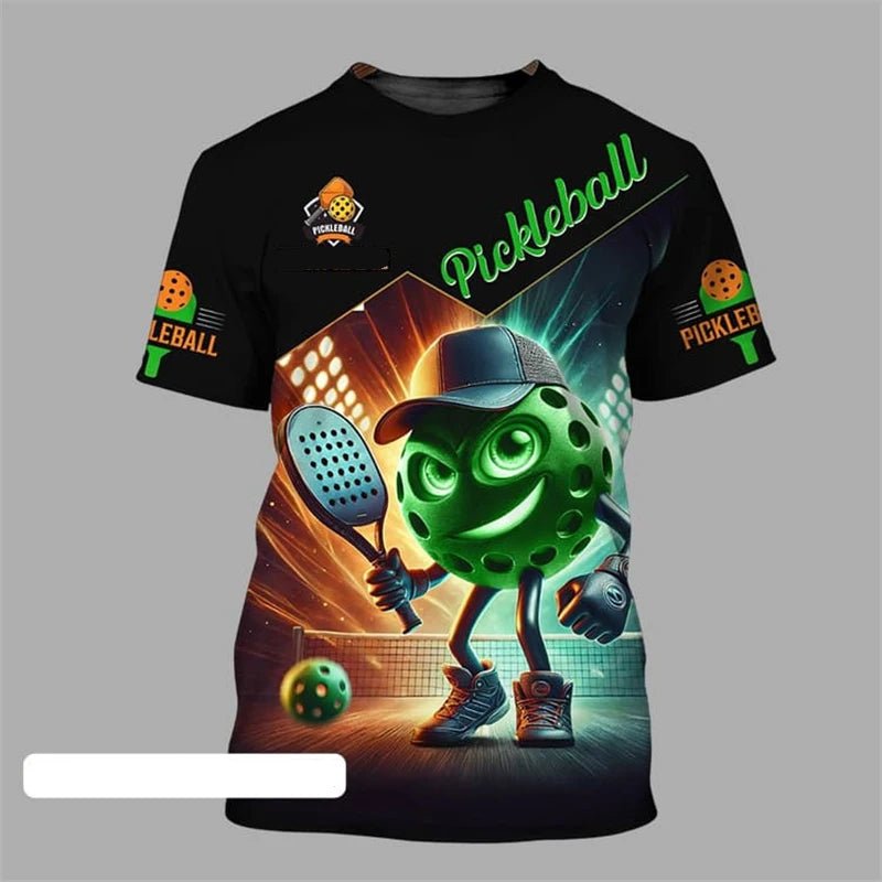 Pickleball Team Sports T-shirt For Men And Women O Neck Short Sleeve T Shirts Cool Fashion Pattern Design Trend Outdoor Tee Top - Xlam