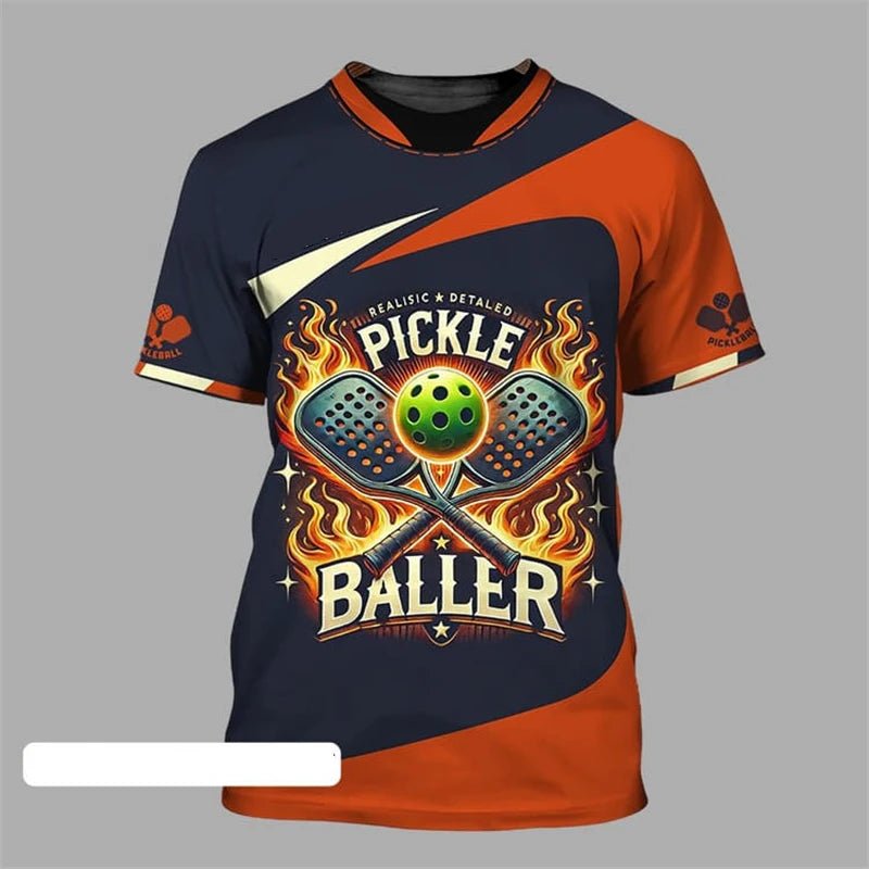 Pickleball Team Sports T-shirt For Men And Women O Neck Short Sleeve T Shirts Cool Fashion Pattern Design Trend Outdoor Tee Top - Xlam
