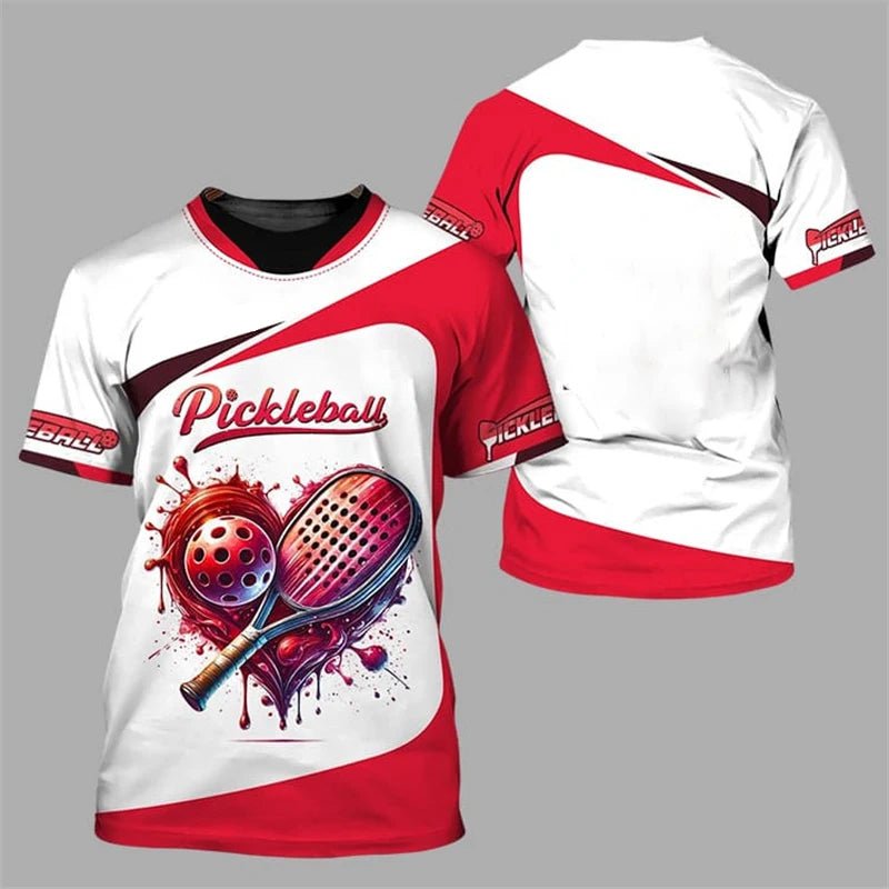 Pickleball Team Sports T-shirt For Men And Women O Neck Short Sleeve T Shirts Cool Fashion Pattern Design Trend Outdoor Tee Top - Xlam