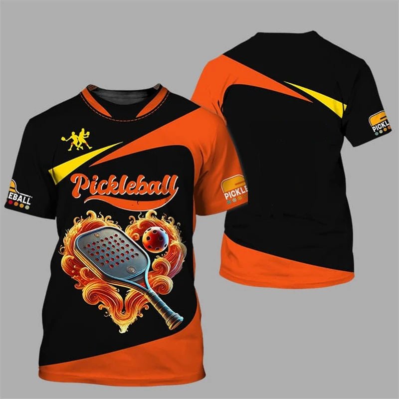 Pickleball Team Sports T-shirt For Men And Women O Neck Short Sleeve T Shirts Cool Fashion Pattern Design Trend Outdoor Tee Top - Xlam