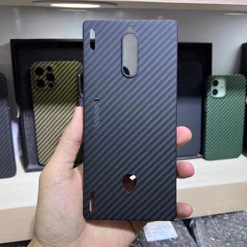 Shockproof Carbon Fiber Case for Nubia Red Magic 8Pro /8 Pro Plus Aramid Fiber Phone Cover for Red Magic 8SPro/8SPro Plus Cover - Xlam