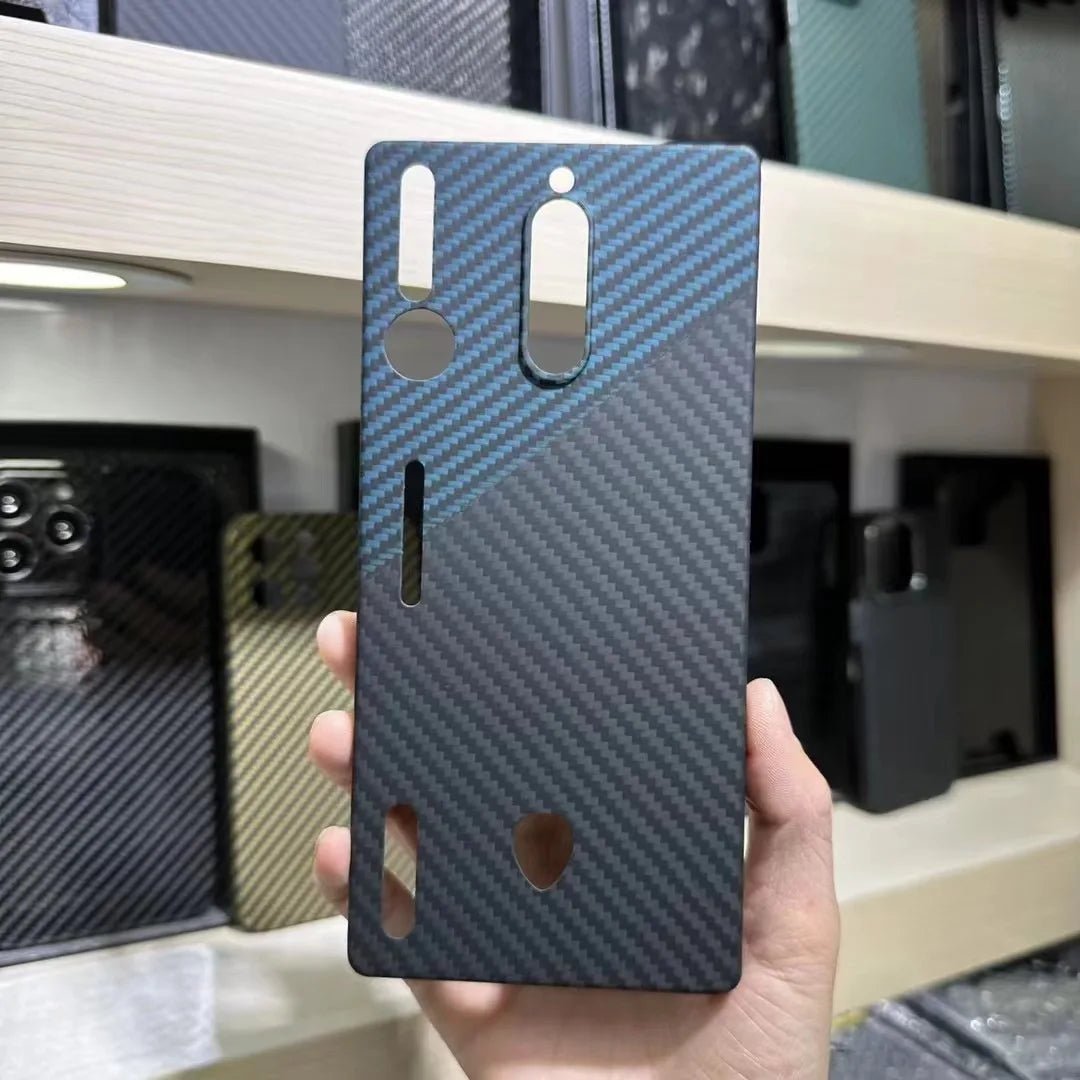 Shockproof Carbon Fiber Case for Nubia Red Magic 8Pro /8 Pro Plus Aramid Fiber Phone Cover for Red Magic 8SPro/8SPro Plus Cover - Xlam