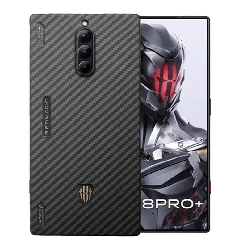 Shockproof Carbon Fiber Case for Nubia Red Magic 8Pro /8 Pro Plus Aramid Fiber Phone Cover for Red Magic 8SPro/8SPro Plus Cover - Xlam