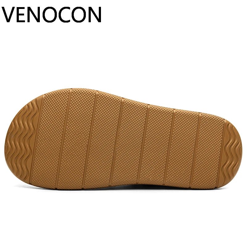 VENOCON Minimalist Stylish Shoes Sneakers Man Fabric Leather With Ball Wide Toe Box Nose More Stack Height Footwear For Women - Xlam