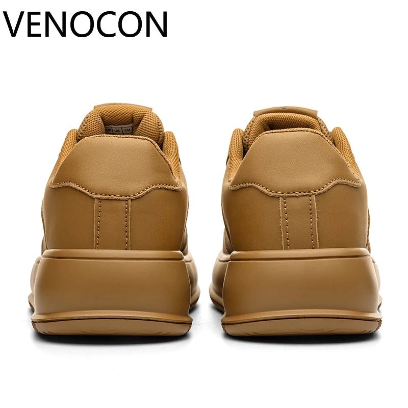 VENOCON Minimalist Stylish Shoes Sneakers Man Fabric Leather With Ball Wide Toe Box Nose More Stack Height Footwear For Women - Xlam