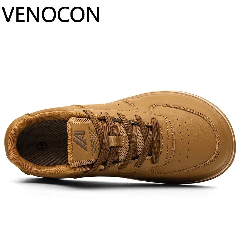 VENOCON Minimalist Stylish Shoes Sneakers Man Fabric Leather With Ball Wide Toe Box Nose More Stack Height Footwear For Women - Xlam