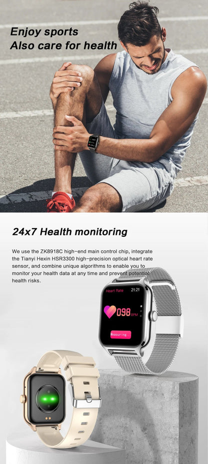2025 New Smart Watch MAX 1.75 - inch HD Display Bluetooth Calls Message Alert Health Monitoring Sports Mode Smartwatch Men Women - Xlam