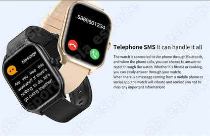 2025 New Smart Watch MAX 1.75 - inch HD Display Bluetooth Calls Message Alert Health Monitoring Sports Mode Smartwatch Men Women - Xlam