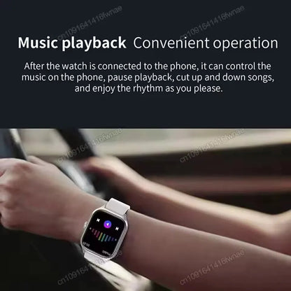 2025 New Smart Watch MAX 1.75 - inch HD Display Bluetooth Calls Message Alert Health Monitoring Sports Mode Smartwatch Men Women - Xlam