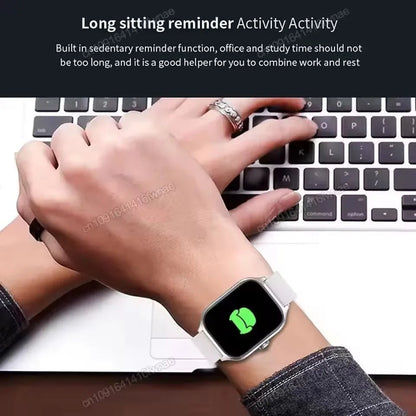 2025 New Smart Watch MAX 1.75 - inch HD Display Bluetooth Calls Message Alert Health Monitoring Sports Mode Smartwatch Men Women - Xlam