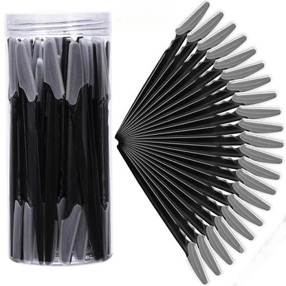40Pcs Makeup Beauty Tools Safe Eyebrow Trimmer Eye Brow Razor Shaver Blades Face Body Hair Removal,Woman Eyebrows Shaping Knife - Xlam