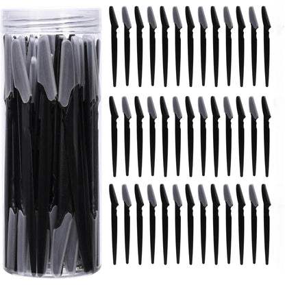 40Pcs Makeup Beauty Tools Safe Eyebrow Trimmer Eye Brow Razor Shaver Blades Face Body Hair Removal,Woman Eyebrows Shaping Knife - Xlam