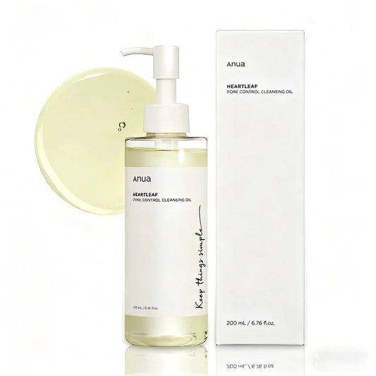 Anua Heartleaf Pore Control Cleansing Oil, Cleansing Oil for Oily Skin, Deep Cleansing Makeup Remover, Korean Skincare - Xlam