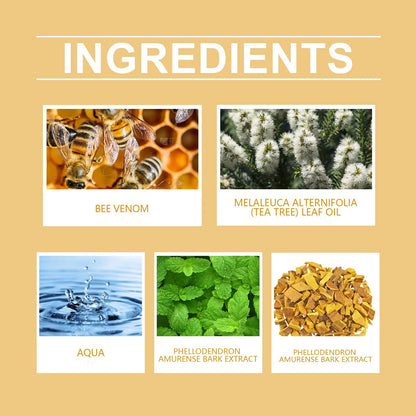 발톱무Bee Venom Skin Gentle Skin Cleansing Skin Care Cream Reduce Itchiness Strengthen Barrier Moisturizing Knee Body Massage Cream - Xlam