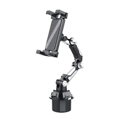 Car Mobile Phone Stand 360 - degree Rotation Adjustable Arm Universal Car Cup Holder Tablet & Phone Mount for IPad Pro - Xlam
