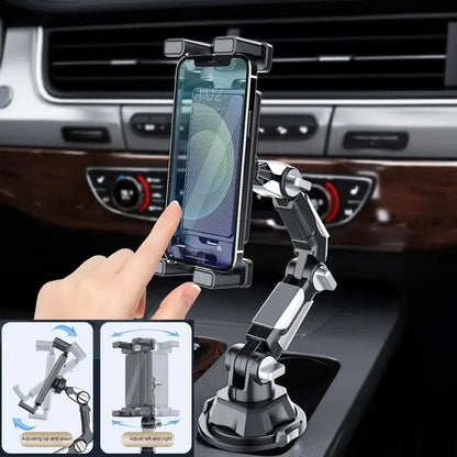 Car Mobile Phone Stand 360 - degree Rotation Adjustable Arm Universal Car Cup Holder Tablet & Phone Mount for IPad Pro - Xlam