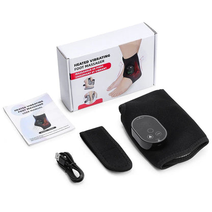 Electric Ankle Protector Ankle & Wrist Massager Foot Brace Hot Compress Vibration Ankle Support Guard Band Muscle Relax - Xlam