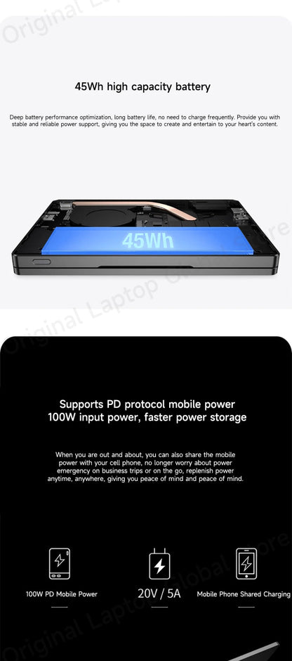 GPD Pocket 4 2025 AMD AI 9 HX 370 32GB/64GB RAM 2TB/4TB SSD 8.8 - inch 2.5K resolution 144 Hz refresh rate mini laptop - Xlam