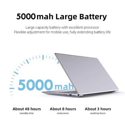 Laptop Computer Windows 11 Pro Intel Atom A3950 2025 Notebook PC 12GB RAM 512GB 1TB 2TB SSD 1920*1080P Office Study Computer - Xlam