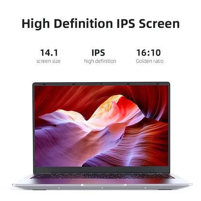 Laptop Computer Windows 11 Pro Intel Atom A3950 2025 Notebook PC 12GB RAM 512GB 1TB 2TB SSD 1920*1080P Office Study Computer - Xlam